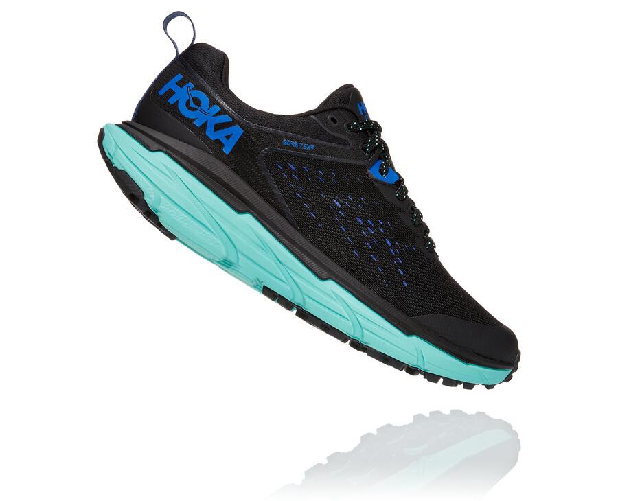 Tenis Trail Hoka One One Feminino Pretas - Challenger Atr 6 Gore-Tex - 514-GKWHLB